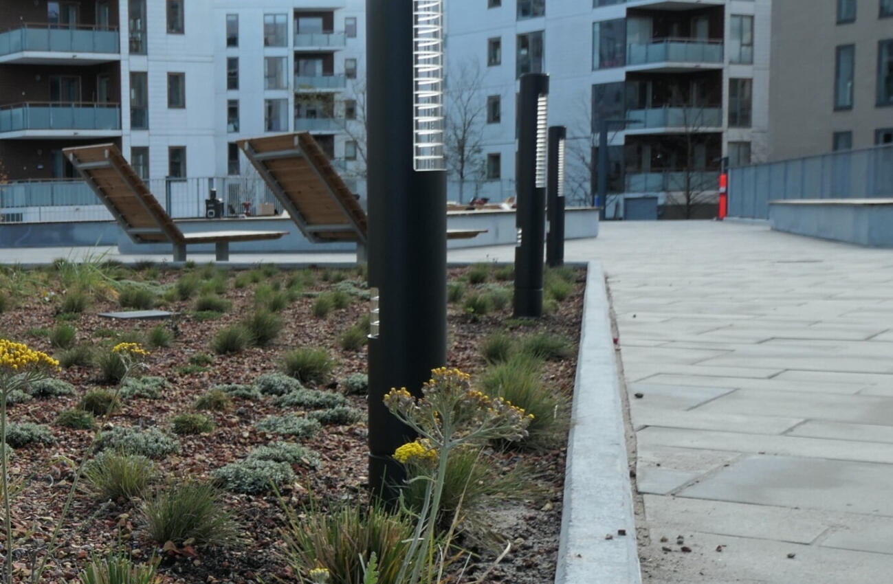 Dua bolder Focus Lighting straatverlichting